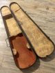 Antique,  Estate,  Old,  Jtl Jerome Thibouville Lamy France Violin & Coffin Case String photo 9