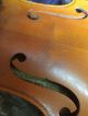 Antique,  Estate,  Old,  Jtl Jerome Thibouville Lamy France Violin & Coffin Case String photo 7