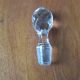 Antique Faceted Top Clear Glass Apothecary Or Decanter Bottle Stopper Bottles & Jars photo 1