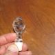 Antique Faceted Top Clear Glass Apothecary Or Decanter Bottle Stopper Bottles & Jars photo 4
