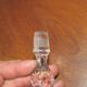 Antique Faceted Top Clear Glass Apothecary Or Decanter Bottle Stopper Bottles & Jars photo 5