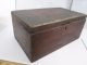 Primitive Antique Red Wooden Document Or Storage Box Primitives photo 1
