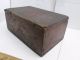 Primitive Antique Red Wooden Document Or Storage Box Primitives photo 2
