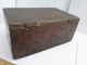 Primitive Antique Red Wooden Document Or Storage Box Primitives photo 3