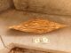 Canadian Indian 1947 Wood Bark Canoe With Heirogliphics 23 - 1/2 