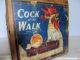 Vintage Wooden Divided Fruit Crate Cock Of The Walk Brand - Sunkist - California Boxes photo 1