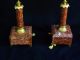 French Antique Red Marble Candelabras.  Third Empire.  Napoleon Iii Metalware photo 9