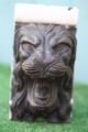 Early 18th C.  Gothic Wooden Oak Intricate Lion Head Carved Corbel C1720s Corbels photo 2