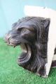 Early 18th C.  Gothic Wooden Oak Intricate Lion Head Carved Corbel C1720s Corbels photo 4