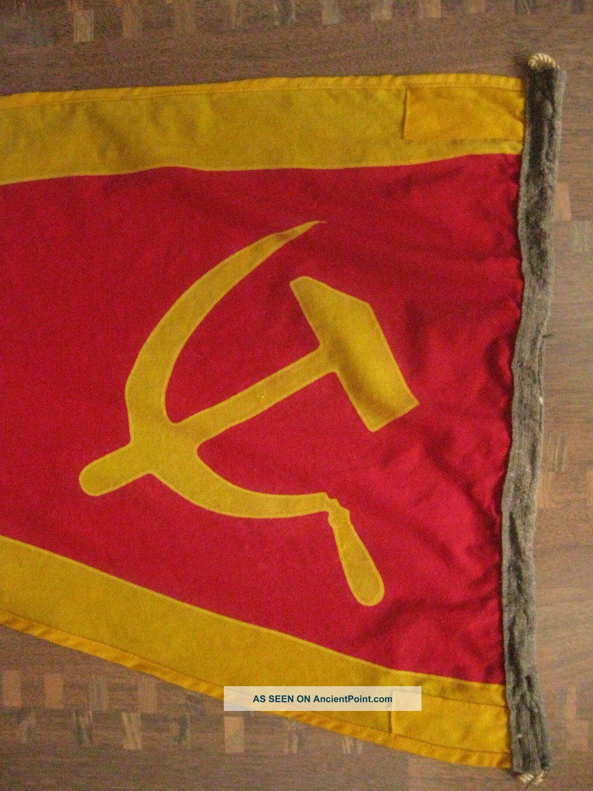 Vintage Rare 1980s.  Russian (ussr) Navy Wool Shp Flag 57 