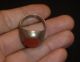 Roman Ancient Artifact - Large Silver Ring With Carnelian Gem Circa 500 - 600 Ad Other Antiquities photo 9