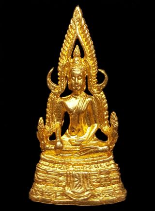 Phra Somdej Aong - Pratom Wat Krowpra Small Buddha Statue Thai Amulets photo