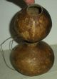 Antique C 1760–1820 Native American Indian Eastern Woodland Gourd Canteen Vafo Native American photo 1