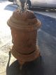 1905 Victorian P.  D.  Beckwith Air - Tight Round Oak Cast Iron Only Finial Stoves photo 10