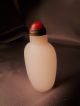 Fine Antique 18th 19th Century Jade Hand Careved Chinese White Jade Snuff Bottle Snuff Bottles photo 3