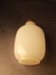 Fine Antique 18th 19th Century Jade Hand Careved Chinese White Jade Snuff Bottle Snuff Bottles photo 5
