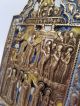 Russia Orthodox Bronze Icon The Intercession Of The Virgin.  Enameled. Roman photo 3