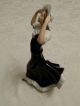 Royal Dux Figurine,  Victorian Lady Cobalt Blue Gown,  Marked Figurines photo 1