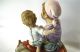 Vintage Capodimonte Porc.  Figurine Mother With Child Made In Italy By V.  Lamagna Figurines photo 9