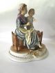 Vintage Capodimonte Porc.  Figurine Mother With Child Made In Italy By V.  Lamagna Figurines photo 10