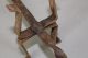 Extremely Rare 18th C Double Footed Wrought Iron Skewer Or Spit In Great Patina Primitives photo 5