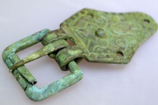 Late Byzantine Middle Ages Belt Buckle photo