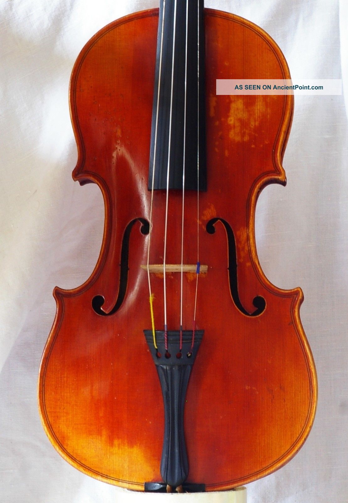 Antique French Violin Labeled Ch.  - J.  B.  Collin - Mezin Paris 1903 String photo