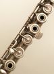 Antique French Silvered Flute By Fernand Chapelain & Cie Wind photo 4