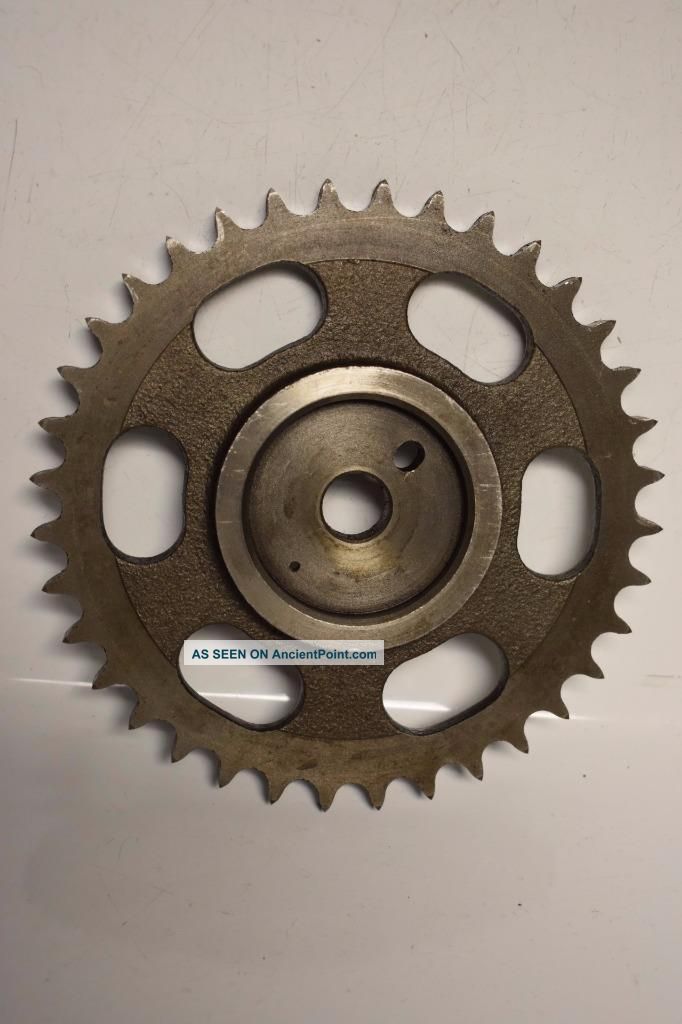 6 Inch Gear Industrial Steampunk Repurpose Steel Sprocket Vintage Pulley Rust Other Mercantile Antiques photo