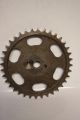 6 Inch Gear Industrial Steampunk Repurpose Steel Sprocket Vintage Pulley Rust Other Mercantile Antiques photo 3