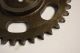 6 Inch Gear Industrial Steampunk Repurpose Steel Sprocket Vintage Pulley Rust Other Mercantile Antiques photo 4