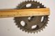 6 Inch Gear Industrial Steampunk Repurpose Steel Sprocket Vintage Pulley Rust Other Mercantile Antiques photo 5