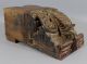 Antique 17th/18thc Carved Folk Art Wood Dolphin Ship Fragment Corbel Nr Folk Art photo 1