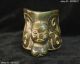 Rare Antique China Hongshan Culture Old Jade Carving Two Beast Wine Cup Glasses Other Antique Chinese Statues photo 3