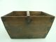 Antique Vintage Wooden Asian Chinese Rice Bucket Basket Measurement Dovetailed Baskets photo 9