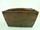 Antique Vintage Wooden Asian Chinese Rice Bucket Basket Measurement Dovetailed Baskets photo 8