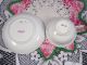 Cauldon Hand Painted Pink Ring Of Roses Tea Cup And Saucer Cups & Saucers photo 4