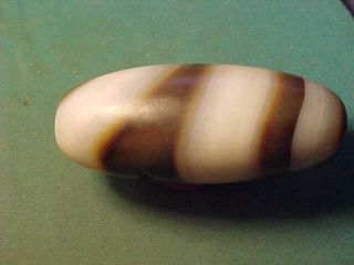 Large Ancient Banded Agate Bead 3rd Millennium Bc photo