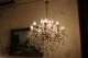 Antique Vintage French Huge 8 Arms Crystal Chandelier Lamp Light 1950 ' S 22 In Chandeliers, Fixtures, Sconces photo 3
