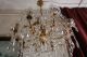 Antique Vintage French Huge 8 Arms Crystal Chandelier Lamp Light 1950 ' S 22 In Chandeliers, Fixtures, Sconces photo 6