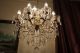 Antique Vintage French Huge 8 Arms Crystal Chandelier Lamp Light 1950 ' S 22 In Chandeliers, Fixtures, Sconces photo 7