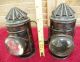 Vintage Pair 5inch Early Boat Ship Nautical Railroad Police Signal Lamp Lantern Lamps & Lighting photo 1