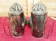 Vintage Pair 5inch Early Boat Ship Nautical Railroad Police Signal Lamp Lantern Lamps & Lighting photo 4