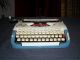 Fabulous Princess Typewriter Of 1950s Blue,  Cream - (video Inside) Typewriters photo 2