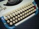 Fabulous Princess Typewriter Of 1950s Blue,  Cream - (video Inside) Typewriters photo 7