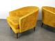 Pair Vintage Mid Century Modern Barrel Back Lounge Chairs Peabody,  Baughman Era Post-1950 photo 7