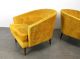 Pair Vintage Mid Century Modern Barrel Back Lounge Chairs Peabody,  Baughman Era Post-1950 photo 7