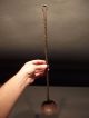 Primitive Antique Hand Forged Spoon Blacksmith Made Wrought Iron Utensil Primitives photo 4