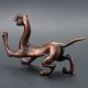 Antique Chinese Bronze Statue Hand - Carved - - - Chilong Dragon Dragons photo 1