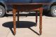 Old - Antique Oval Victorian Walnut Kitchen Dining Table - 19th Century 1800s 1800-1899 photo 2